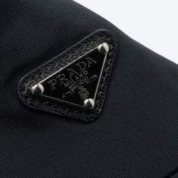 Pre Owned Prada Black Stretch Knit Turtle Neck Skinny Fit T-Shirt L