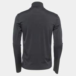 Pre Owned Prada Black Stretch Knit Turtle Neck Skinny Fit T-Shirt L