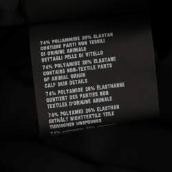 Pre Owned Prada Black Stretch Knit Turtle Neck Skinny Fit T-Shirt L