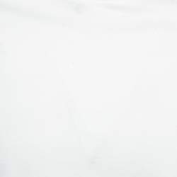 Prada White Cotton Half Sleeve T-Shirt M