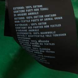 Prada Green Printed Cotton Bowling Shirt L