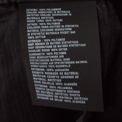 Prada Black Logo Print Nylon Active Pants M