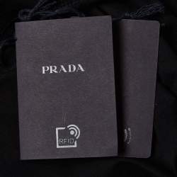 Prada Black Cotton Crew Neck T-Shirt L