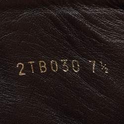Prada Brown Suede Ankle Boots Size 41.5