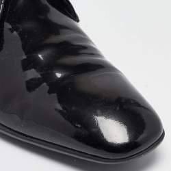 Prada Black Patent Leather Lace Derby Size 42