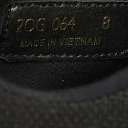 Prada Black Knit Fabric and Rubber Cloudbust Sneakers Size 42