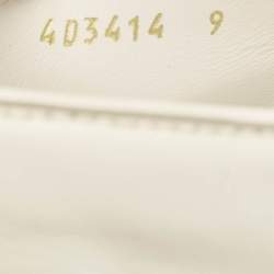 Pre Owned Prada White Leather Saint Tropez Sneakers Size 43