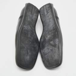 Prada Black Leather Lace Up Derby Size 42