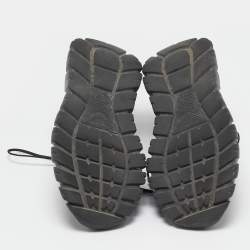 Prada Black Fabric Lace Up Sneakers Size 45