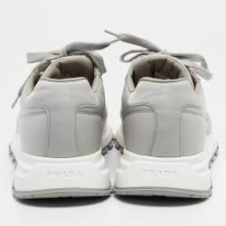 Prada Grey Re-Nylon Prax 01 Sneakers Size 42