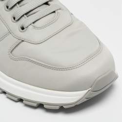 Prada Grey Re-Nylon Prax 01 Sneakers Size 42