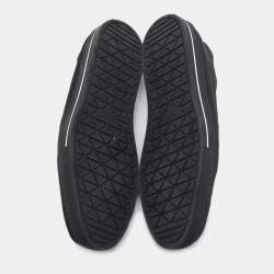 Prada Blue Canvas Slip On Sneakers Size 43.5