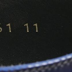 Prada Blue Brushed Leather Derby Size 45