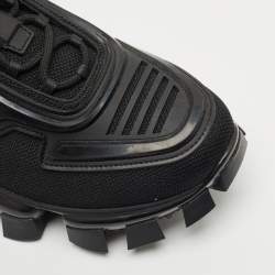 Prada Black Canvas and Rubber Cloudbust Thunder Sneakers Size 43