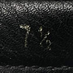 Prada Black Leather Slip On Loafers Size 41.5