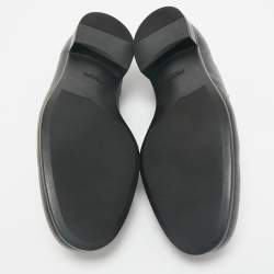 Prada Black Saffiano Leather Slip On Loafers Size 43