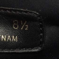 Prada Black  Knit Fabric And Leather Cloudbust Sneakers Size 42.5