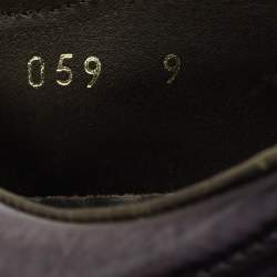 Prada Black Leather Low Top Sneakers Size 43