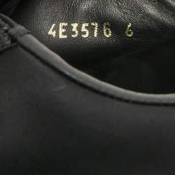 Pre Owned Prada Black Re-Nylon Prax Logo Low Top Sneakers Size 40