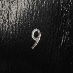 Pre Owned Prada Black Leather and Suede Lane Sneakers Size 43