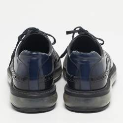 Pre Owned Prada Two Tone Brogue Leather lace Up Derby Sneakers Size 43