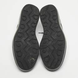 Pre Owned Prada Two Tone Brogue Leather lace Up Derby Sneakers Size 43