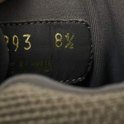 Pre Owned Prada Grey Knit Fabric and Rubber Cloudbust Thunder Sneakers Size 42.5