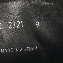 مملوكة مسبقًا Prada Grey Nylon and Suede Match Racer Lace Up Sneakers Size 43