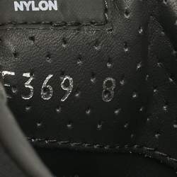 Pre Owned Prada Black Leather Prax 01 Low Top Sneakers Size 42