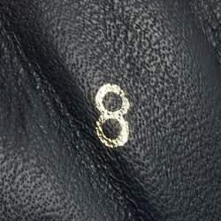 Pre Owned Prada Navy Blue Leather High Top Sneakers Size 42