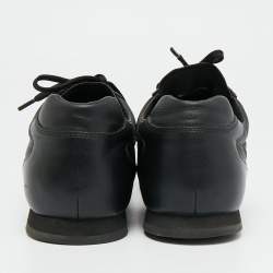 مملوكة مسبقًا حذاء رياضي برادا جلد ونيلون أسود برباط مقاس 42