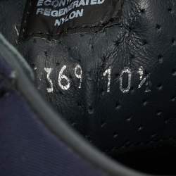 مملوكة مسبقًا Prada Prax 01 Size 44.5 Navy Blue Nylon Lace Up Sneakers