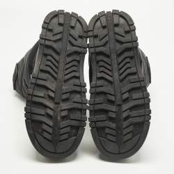 Pre Owned حذاء بوت برادا نايلون أسود للثلج مقاس 41.5