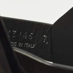 مملوكة مسبقًا حذاء برادا صياد جلد أسود مقاس 41