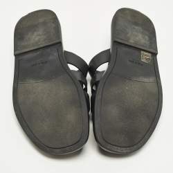 مملوكة مسبقًا حذاء برادا صياد جلد أسود مقاس 41