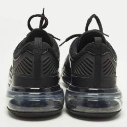 Pre Owned Prada Cloudbust Size 40 Black Knit Fabric and Rubber Low Top Sneakers