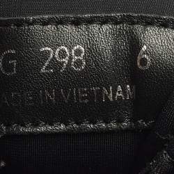 Pre Owned Prada Cloudbust Size 40 Black Knit Fabric and Rubber Low Top Sneakers