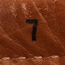 Pre Owned Prada Size 41 Blue Leather Logo Slip On Loafers