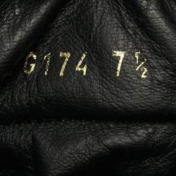 مملوكة مسبقًا حذاء رياضي برادا براكس جلد أسود منخفض من أعلى مقاس 43