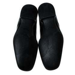 Prada Black Leather Lace Up Oxfords Size 41