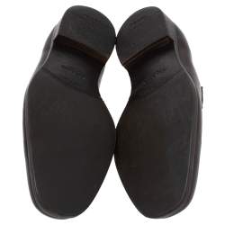 Prada Ombre Brown Leather Penny Slip On Loafers Size 41