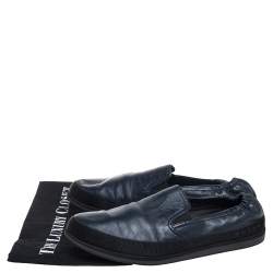 Pre Owned حذاء رياضى برادا جلد رمادى داكن مقاس 43