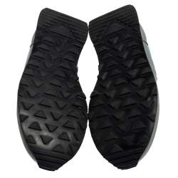 مملوكة مسبقًا Prada Grey Nylon Low Top Sneakers Size 41