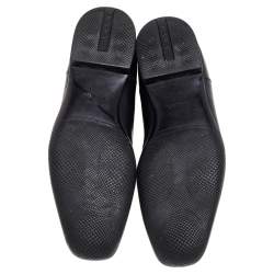 Prada Black Leather Chelsea Boots Size 41.5