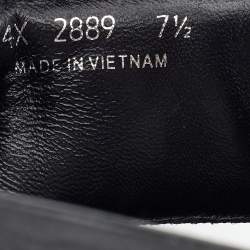 Prada Sport Black Leather And Fabric Flat Sandals Size 41.5
