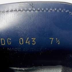 Prada Blue Leather Slip on Loafers Size 41.5