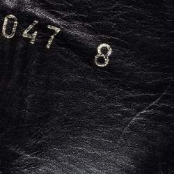 Pre Owned Prada Black Leather Lace Up Derby Size 42