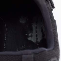 Prada Black Knit Fabric And Rubber Cloudbust Sneakers Size 41.5