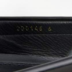 Pre Owned Prada Blue/Black Leather Logo Embellished Slip On Loafers Size 40