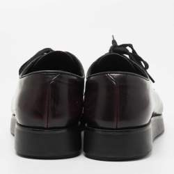 Prada Two Tone Leather Lace Up Oxford Size 41.5 